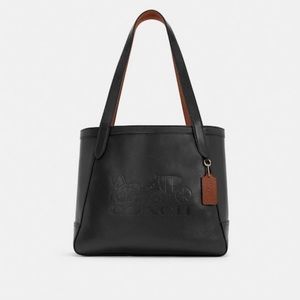 Coach Black “Tote With Horse & Carriage” Bag